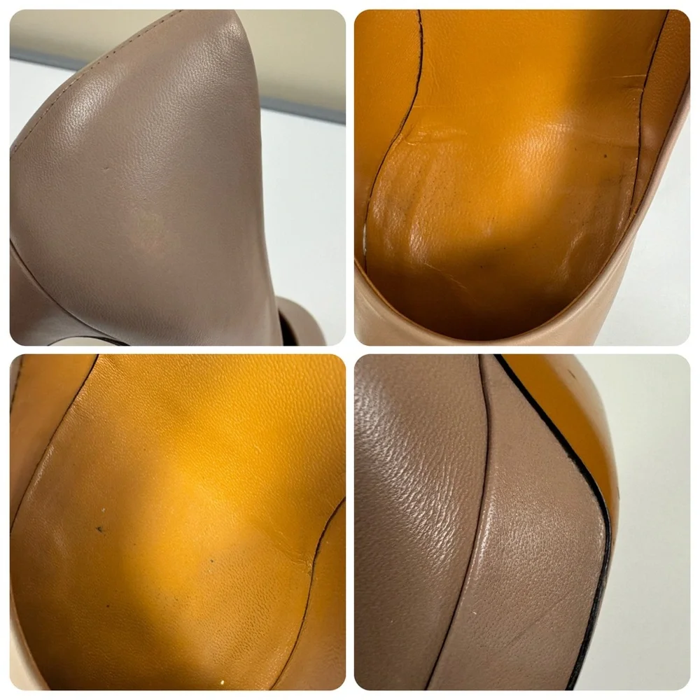 Gucci Nappa Charlotte Leather Pump in Winter Rose - Picture 10 of 12